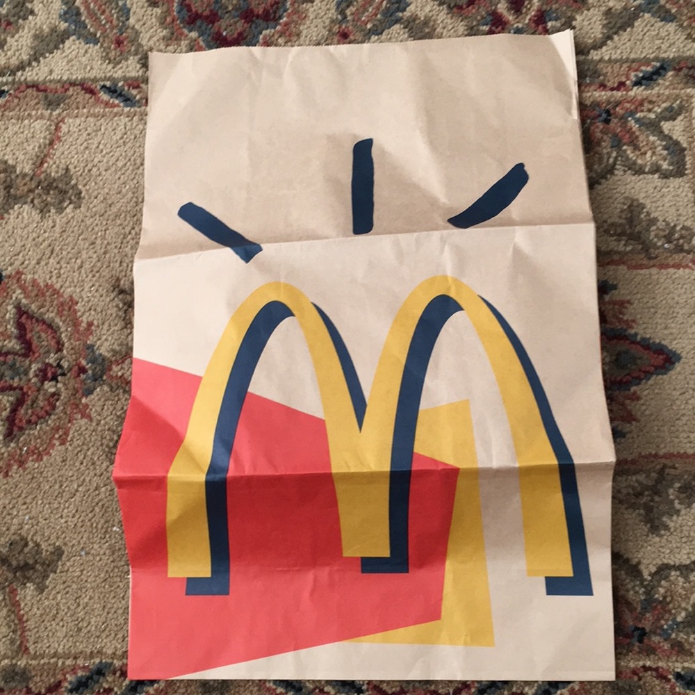 Travis Scott x McDonald’s paper tote bag